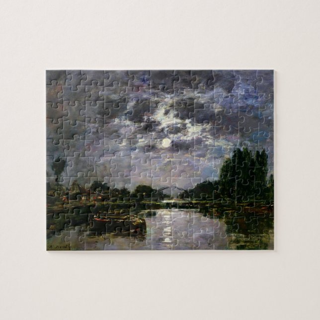 Der Effekt des Mondes, 1891 (Öl auf Leinwand) Puzzle (Horizontal)