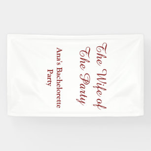 Der Ehefrau des Party-Junggesellinnenabschieds Nam Banner