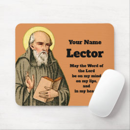 Der Ehrwürdige Bienenprediger (P 008; Gebet) Mousepad