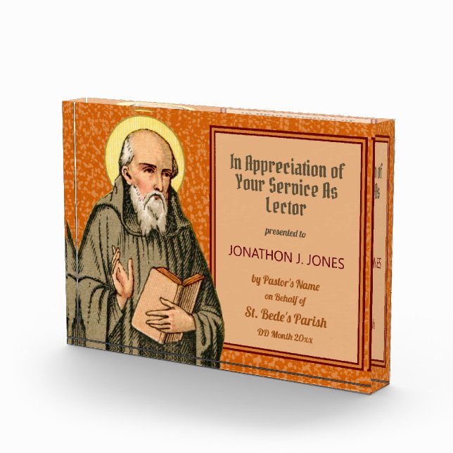 Der Ehrwürdige Preaching (P 008) Award Fotoblock (Rechts)