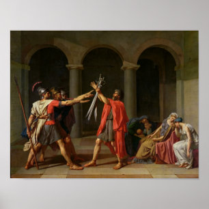 Der Eid Horatii, 1784 Poster