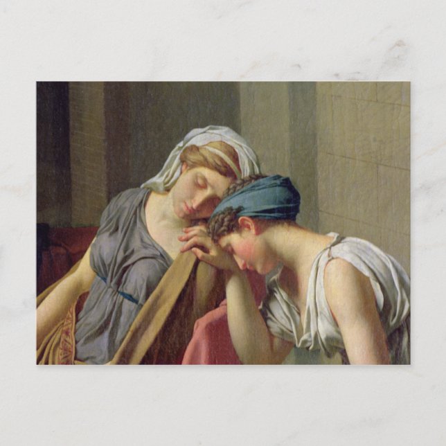 Der Eid Horatii, 1784 Postkarte (Vorderseite)