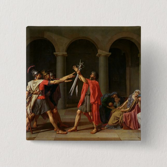 Der Eid von Horatii, 1784 Button (Vorderseite)