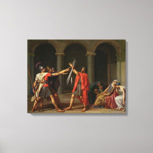 Der Eid von Horatii, 1784 Leinwanddruck