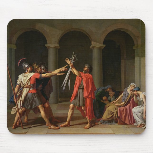 Der Eid von Horatii, 1784 Mousepad (Vorne)