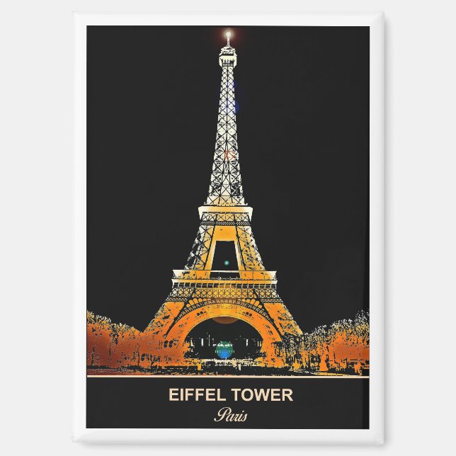 Der Eiffelturm, in dem Träume Touch im Sky Magnet (Vorderseite)