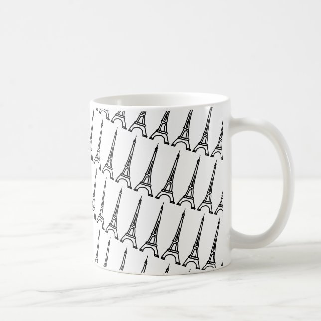 Der Eiffelturm Kaffeetasse (Rechts)