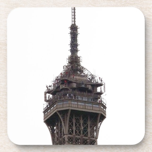 Der Eiffelturm Paris Frankreich Getränkeuntersetzer (Vorderseite)
