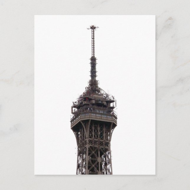 Der Eiffelturm Paris Frankreich Postkarte (Vorderseite)