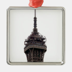 Der Eiffelturm Paris Frankreich Silbernes Ornament