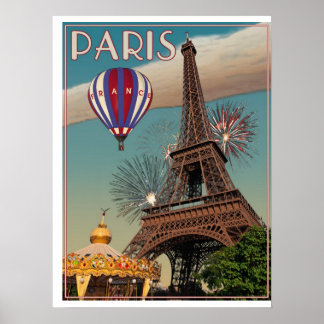 Der Eiffelturm Poster