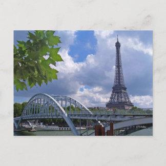Der Eiffelturm Postkarte