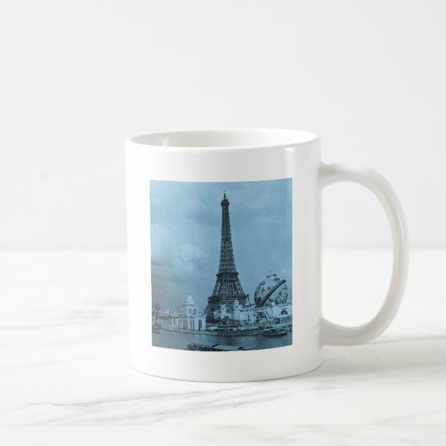 Der Eiffelturm von der Seine Paris 1900 Tasse (Rechts)