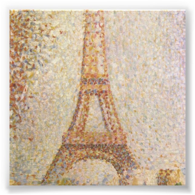 Der Eiffelturm von Georges Seurat Fotodruck (Vorne)