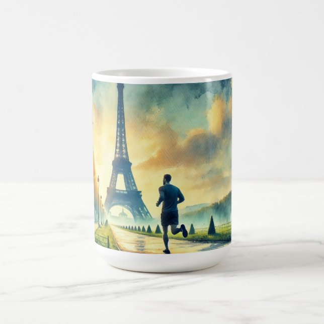 Der Eiffelturm von Paris Kaffeetasse (Mittel)