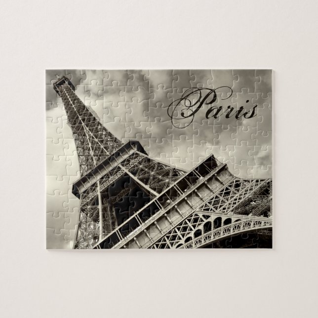 Der Eiffelturm von Paris Puzzle (Horizontal)