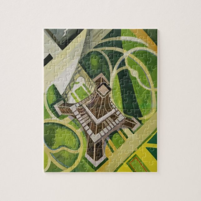 Der Eiffelturm (von Robert Delaunay) Puzzle (Vertikal)