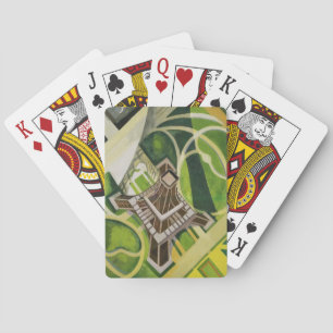 Der Eiffelturm (von Robert Delaunay) Spielkarten