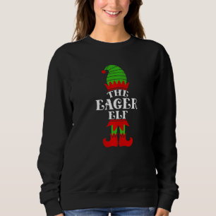 Der eifrige Elf Weihnachten passende Familie Mitar Sweatshirt