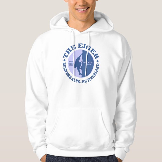 Der Eiger Hoodie (Vorderseite)
