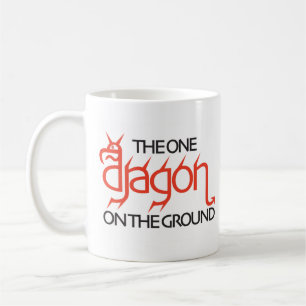 DER EIN DRACHE AUS DEN GRUND TASSE