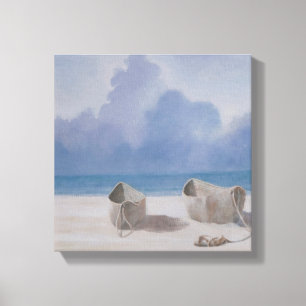 Der Einbaum Kilifi 2012 der Fischer Leinwanddruck