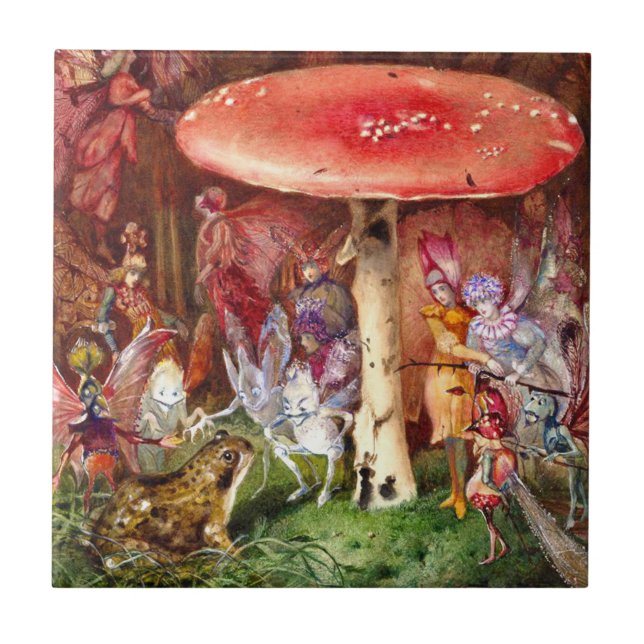 Der Eindringling John Anster Fitzgerald Fliese (Vorderseite)