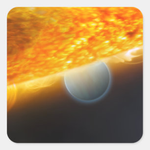 Der Eindruck 3 eines Künstlers Quadratischer Aufkleber