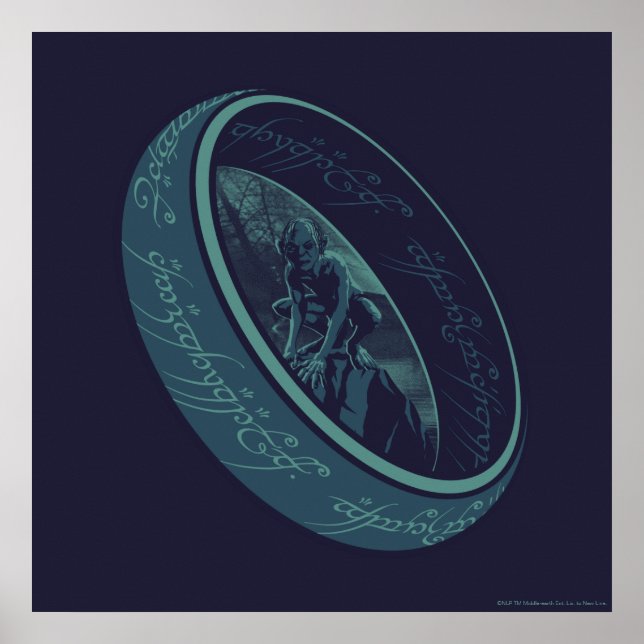 DER EINE RING™ GOLLUM™ Grafik Poster (Vorne)