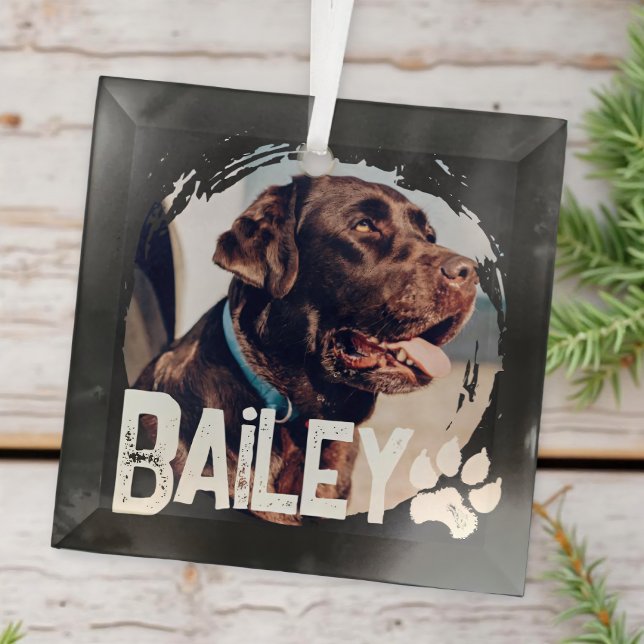 Der einfache moderne Coole Grunge Name und das Fot Ornament Aus Glas (Von Creator hochgeladen)