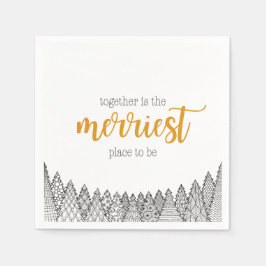 Der einfachste Ort, um Napkins zu sein | Gold Serviette