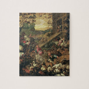 Der Eingang der Tiere in die Arche Puzzle