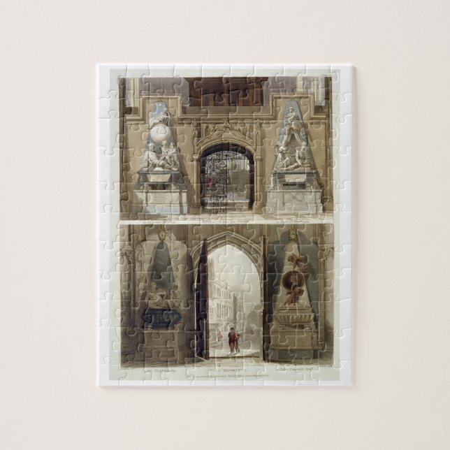 Der Eingang in den Chor und in den Westeingang, Puzzle (Vertikal)