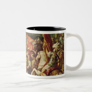 Der Eingang von Alexander der Große Zweifarbige Tasse