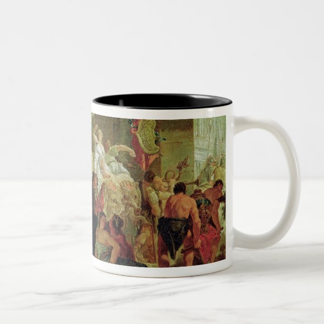 Der Eingang von Alexander der Große Zweifarbige Tasse (Rechts)