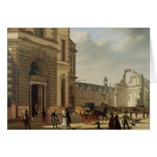 Der Eingang zu Musee de Louvre und St.