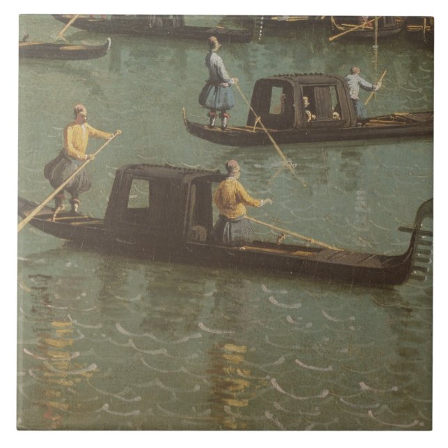 Der Eingang zum Canal Grande Fliese (Vorderseite)