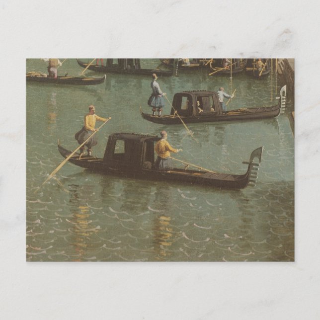 Der Eingang zum Canale Grande Postkarte (Vorderseite)