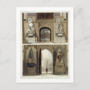 Der Eingang zum Chor und der Eingang zum West Postkarte