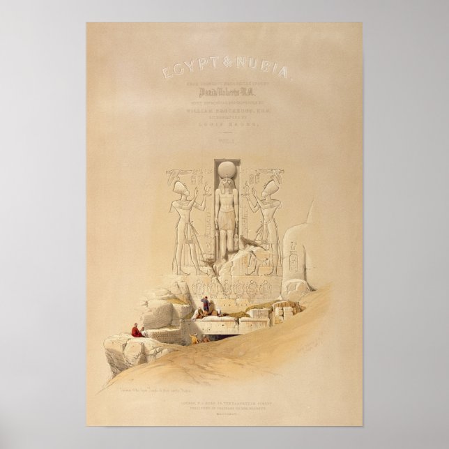 Der Eingang zum Großen Tempel von Abo Poster (Vorne)