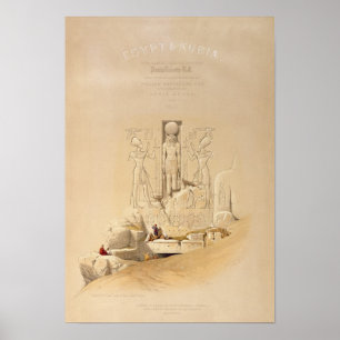 Der Eingang zum großen Tempel von Aboo Poster