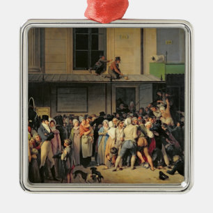 Der Eingang zum Theater de L'Ambigu-Comique Ornament Aus Metall
