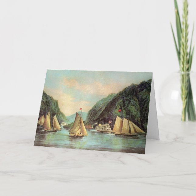 Der Eingang zur Hochland-Gruß-Karte Karte (Vorderseite)