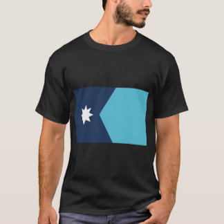 der Einheit der Staatsflagge von Minnesota Horizon T-Shirt