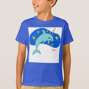 Der Einhorn-Delfin (Fantasie-Meeres-Tier) T-Shirt