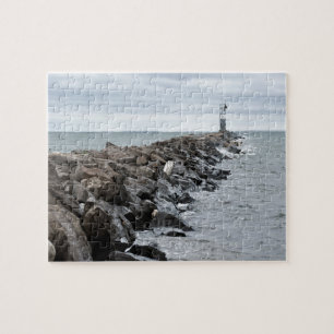 Der Einlass an See Montauk Punkt Puzzle
