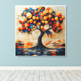 Der einsame Baum Leinwanddruck