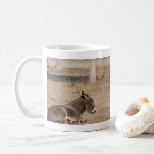 Der einsame Esel Kaffeetasse (Mit Donut)