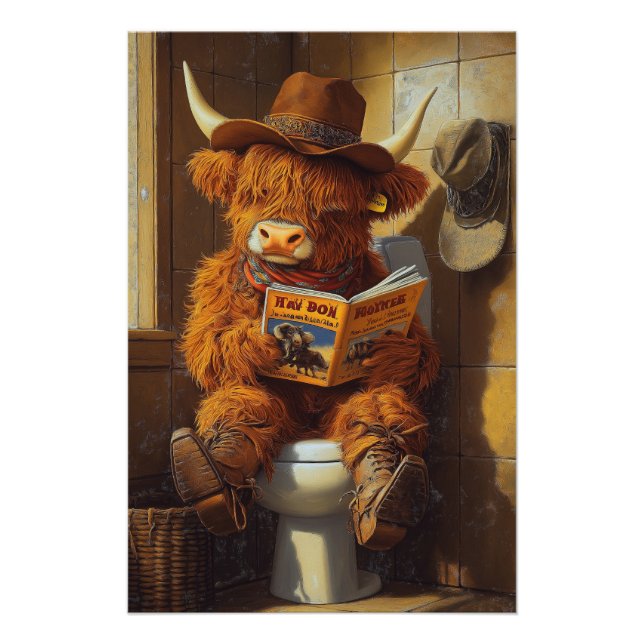 Der einsame Leser | Ein Cowboy-Begehren Poster (Vorderseite)