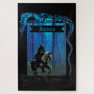 Der einsame Ritter: Eine Reise durch den Nebel Puzzle